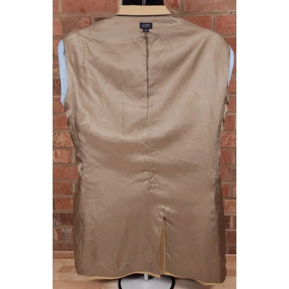 J Crew Aldridge Larusmiani Tessuti Italian Cotton Mens S 42L Blazer Sport Jacket